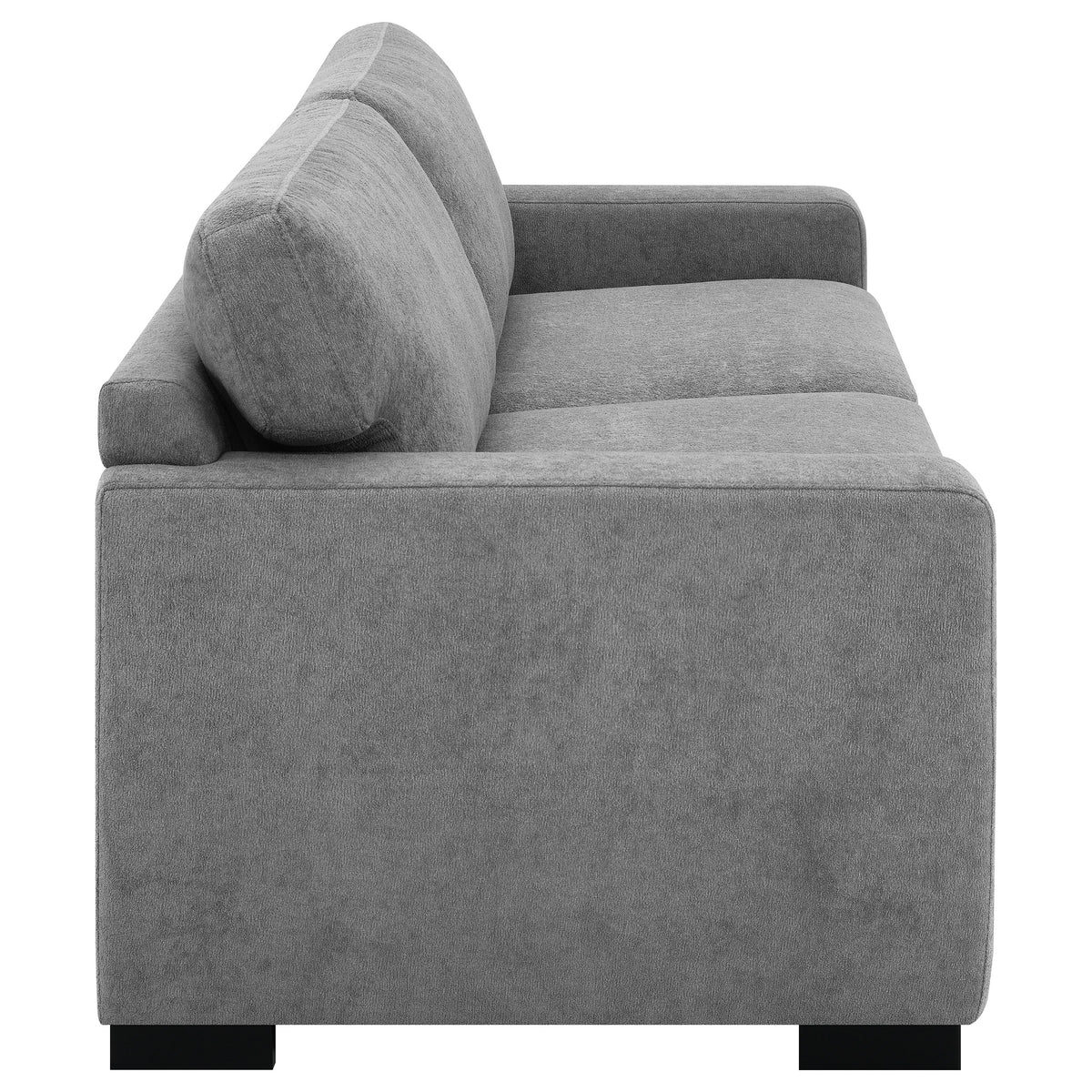 Simpson Track Arm Sleeper Sofa with Queen Mattress - Light Grey Fabric with Pocket Coil Seating – view 10