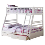 Jason Twin over Full Bunk Bed with 2 Storage Drawers
