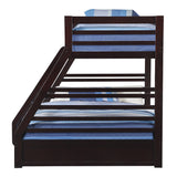 Jason Twin XL over Queen Bunk Bed with 2 Storage Drawers