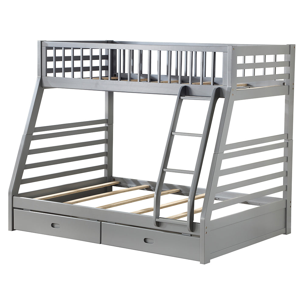 Jason Twin over Full Bunk Bed with 2 Storage Drawers