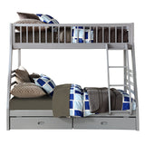 Jason Twin over Full Bunk Bed with 2 Storage Drawers