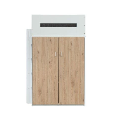 Nerice Twin Loft Bed with Desk & Wardrobe