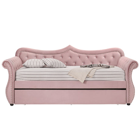Adkins Upholstered Twin Daybed with Trundle