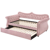Adkins Upholstered Twin Daybed with Trundle