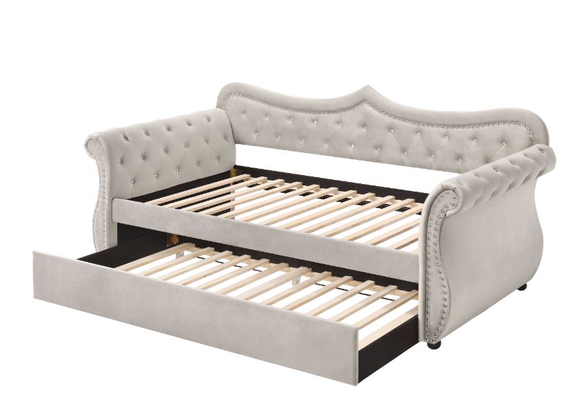 Adkins Upholstered Twin Daybed with Trundle