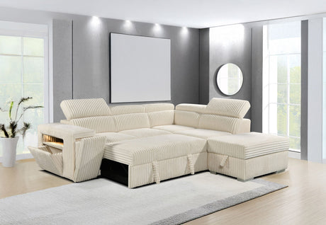 Side profile of the manual reclining loveseat showing dual-tone upholstery.