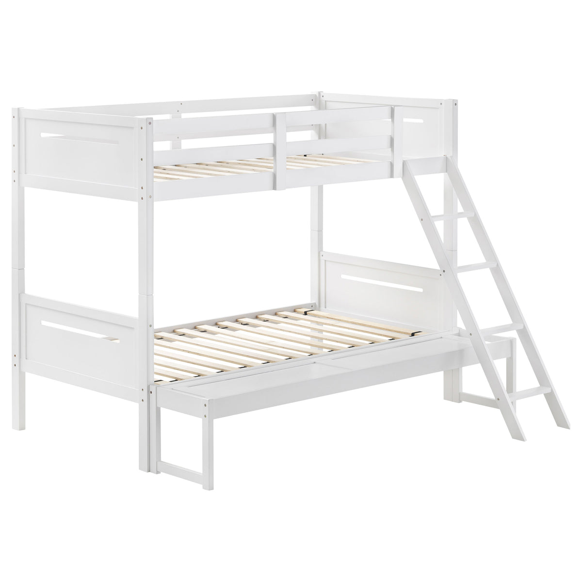 Littleton Wood Bunk Bed - Twin over Full / White