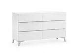 Linea 5-Piece Bedroom Set in White Gloss