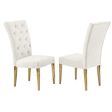 Lexington 7-Piece Rectangle Dining Set with 6 Velvet Upholstered Chairs, Modern Contemporary… - close-up