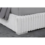Uphoria California King Velvet Bed with Fireplace