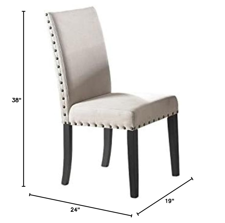 Darlington Solid Wood Dining Side Chair Antique Black - side view