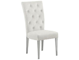 Lexington Modern Velvet Upholstered Dining Side Chairs - detail view