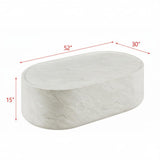 Vyn Oval Coffee Table in Cinnamon
