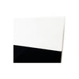 Bahamas Poplar Wood Eastern King Platform Bed in Black/White in Multi Color - front view
