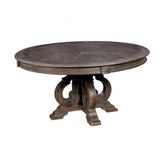 Arcadia Rustic Dining Collection with Intricate Wood Inlay – view 4
