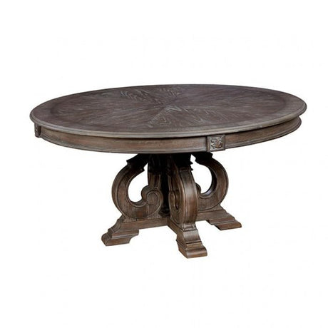 Arcadia Rustic Dining Collection with Intricate Wood Inlay – view 4
