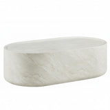 Vyn Oval Coffee Table in Cinnamon
