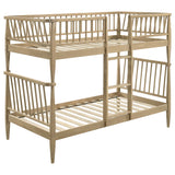Abram Windsor Twin Over Twin Bunk Bed - Almond