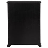 Sumerlin 6-Drawer Chest - Transitional Bedroom Storage with Round Knobs in Black, Cappuccino, Brown or White – view 11