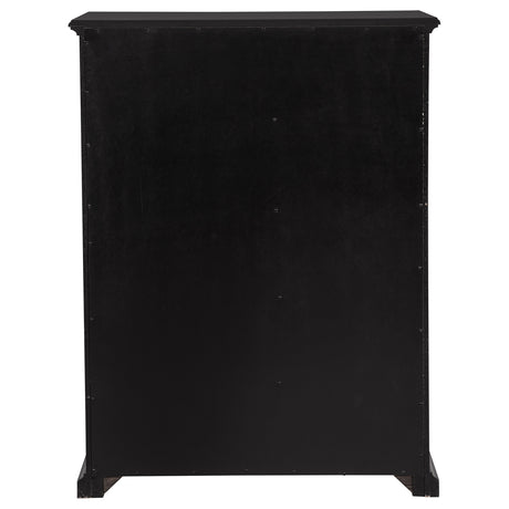 Sumerlin 6-Drawer Chest - Transitional Bedroom Storage with Round Knobs in Black, Cappuccino, Brown or White – view 11