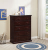 Sumerlin 6-Drawer Chest - Transitional Bedroom Storage with Round Knobs in Black, Cappuccino, Brown or White – view 16
