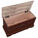 Paula Cedar Chest - Classic Locking Storage Trunk in Warm Brown – view 4