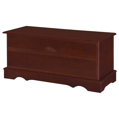 Paula Cedar Chest - Classic Locking Storage Trunk in Warm Brown – view 6