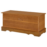 Paula Storage Chest - Classic Blanket Trunk in Honey Oak Veneer – view 6