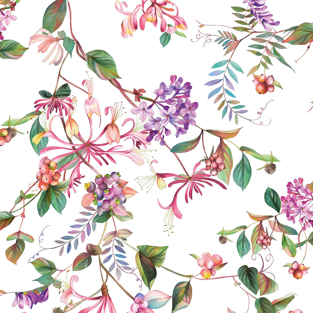Galerie Flora Summer Bouquet Wallpaper