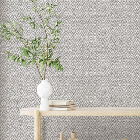 Galerie Flora Diamond Weave Wallpaper