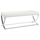 Walton Tufted Leatherette Accent Bench - 