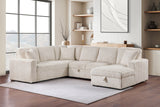 Devonshire Sleeper Sectional with Pop-Up Bed & Storage Chaise - Camel Corduroy – view 1