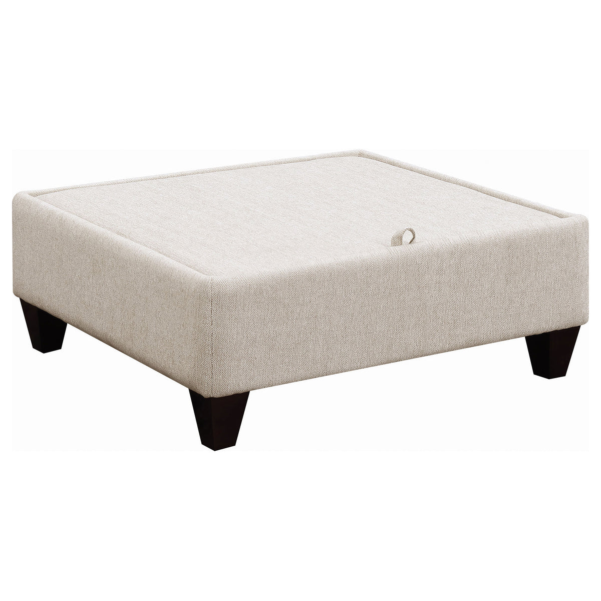 Mcloughlin Sloped Arm Sectional with Reversible Chaise - Platinum Chenille, Espresso Tapered Feet – view 8