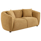 Aleisha Channel-Back Chenille Sofa, Loveseat & Chair - Loveseat