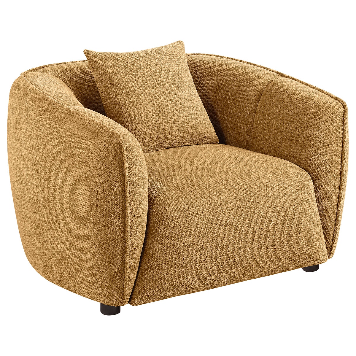 Aleisha Channel-Back Chenille Sofa, Loveseat & Chair - Chair
