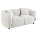 Aleisha Channel-Back Chenille Sofa, Loveseat & Accent Chair - Loveseat