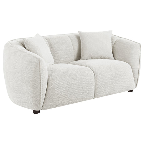 Aleisha Channel-Back Chenille Sofa, Loveseat & Accent Chair - Loveseat