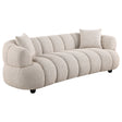 Whitney Channel Tufted Boucle Sofa, Loveseat & Accent Chair - Sofa