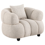 Whitney Channel Tufted Boucle Sofa, Loveseat & Accent Chair - Accent Chair