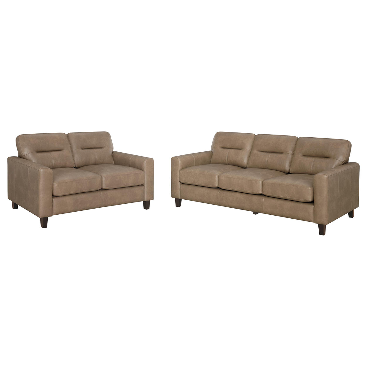 Scotland Track Arm Sofa, Loveseat & Chair - 2pcs- Sofa + Loveseat