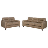 Scotland Track Arm Sofa, Loveseat & Chair - 2pcs- Sofa + Loveseat