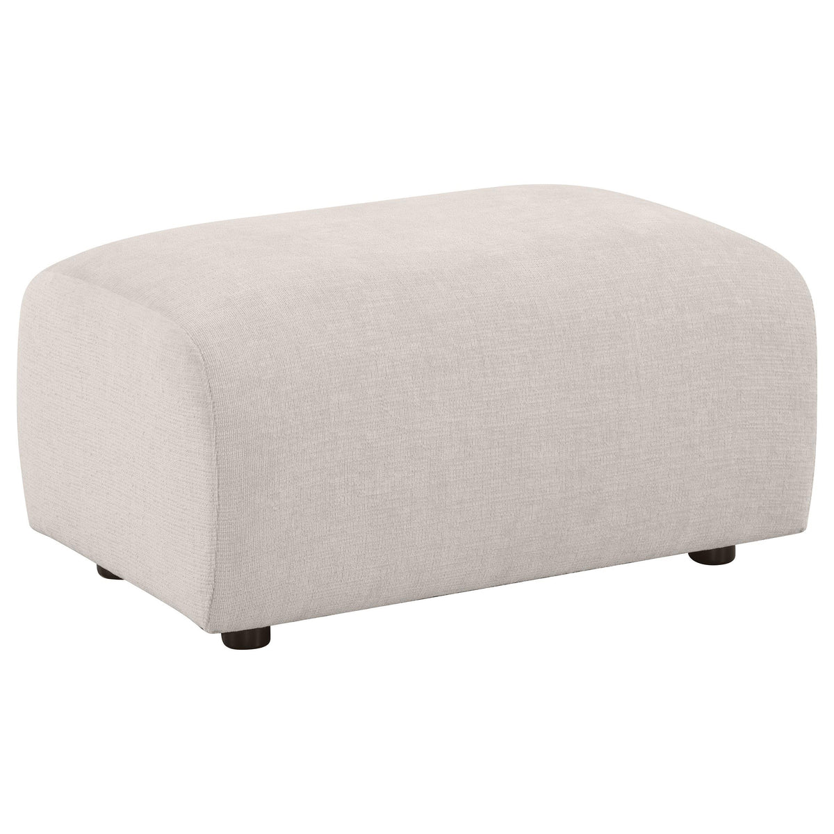 Burnett Wide Arm Chenille Sofa, Loveseat, Chair & Ottoman - Ottoman