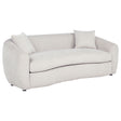 Isabella Curved Sofa, Loveseat & Accent Chair - Sofa