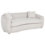 Isabella Curved Sofa, Loveseat & Accent Chair - Sofa