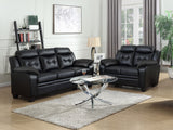 Finley Tufted Sofa, Loveseat & Chair - 2pcs- Sofa + Loveseat
