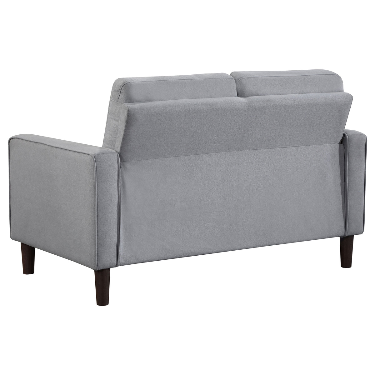 Bowen Track Arm Tufted Sofa, Loveseat & Chair - Small-Space Grey Performance Fabric Living Room Sets
