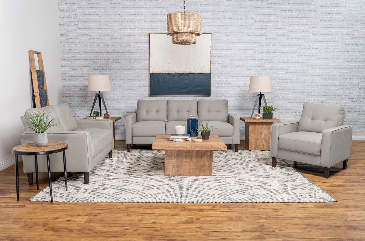 Bowen Track Arm Sofa, Loveseat & Accent Chair - 3pcs- Sofa + Loveseat + Accent Chair