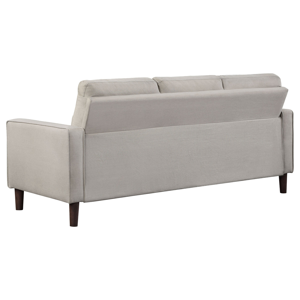 Bowen Track Arm Sofa, Loveseat & Accent Chair - Grid-Tufted Beige Performance Fabric Living Room Sets – view 10