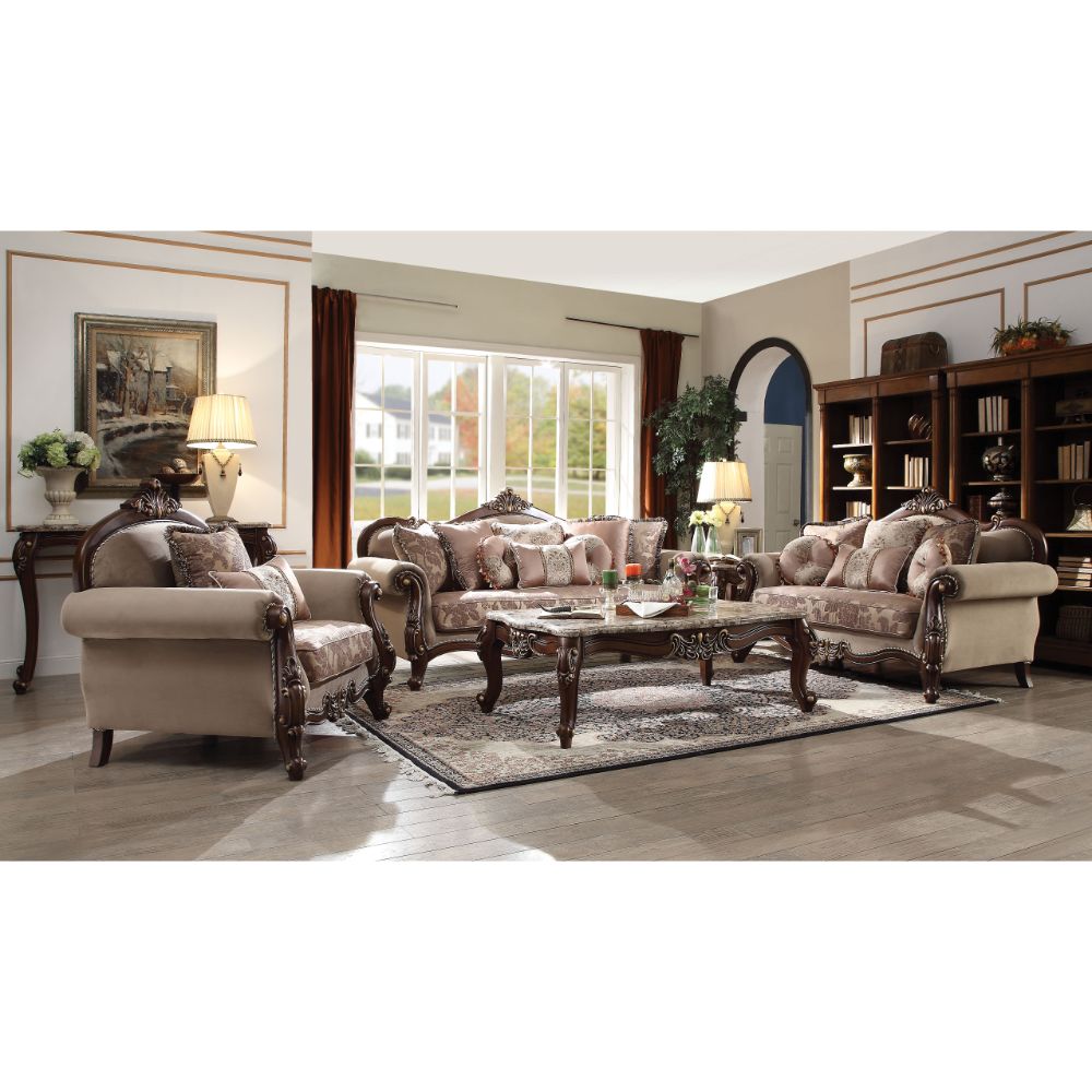 Mehadi Carved Living Room Collection