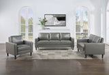 Ruth Track Arm Sofa, Loveseat & Chair - 3pcs- Sofa + Loveseat + Chair